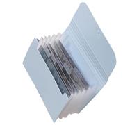 Plaque de rangement à 20 emplacements pour nail art à travers les organisateurs pour livre, lumière durable, pour une utilisation en studio, accès facile, support de tampon à ongles en ABS