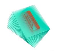 Plaque de rechange pour casque de soudage - Coque de protection transparente pour soudage à hydrogène/électrique et coupe, polycarbonate ignifuge et résistant aux chocs (115 x 90 mm)