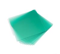 Plaque de rechange pour casque de soudage - Coque de protection transparente pour soudage à hydrogène/électrique et coupe, polycarbonate ignifuge et résistant aux chocs (138 x 126 mm)