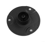 Plaque de rechange pour tondeuse à gazon compatible avec modèles 9822 14702 - Disque de coupe en plastique robuste - Diamètre 120 mm - Noir