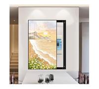 Plaque de recouvrement électrique avec Cadre en Aluminium pour Tableau électrique - Installation Facile