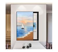 Plaque de recouvrement électrique avec Cadre en Aluminium pour Tableau électrique - Installation Facile