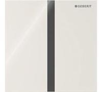 Plaque de recouvrement Geberit Type 40 246121JL1 pour commande de chasse d'eau d'urinoir IR, carrée, gris sable