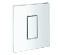 Grohe Grohe Plaque de recouvrement 42377 avec bouton-poussoir blanc alpin Quantité:1