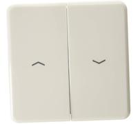 Plaque de recouvrement Jung CD595PWW - pour interrupteur/poussoir de store, t...