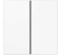 Plaque de recouvrement Jung LS402TSAWW - 2 positions, pour interrupteur, encl...