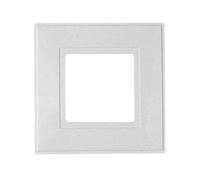 Plaque de recouvrement pour interrupteur manuel simple - blanc