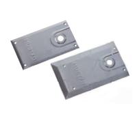 Plaque de recouvrement standard NORMBAU - Inox brillant - 192A022