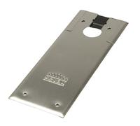 Plaque de recouvrement standard pour pivot Janus 285 x 105 mm acier inox brossé SEVAX SN313925