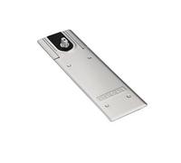 Plaque de recouvrement TS 500 NV finition inox - GEZE - 102127 Noir G