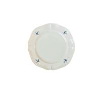 Plaque de relief rétro de dessin animé japonais créatif maison dim sum céramique petit déjeuner grand disque