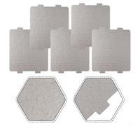 Plaque de Remplacement Mica 9.9x10.8cm Longue Durée | Protection interne du four, maintient l'efficacité de cuisson, évite les dommages aux composants, sûr et fiable(5pcs)