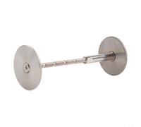 Plaque de remplissage de trou de porte en acier inoxydable pour portes d'entrée nécessitant à la fois une couverture de protection et une amélioration des détails architecturaux (40 mm)