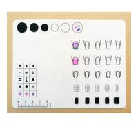 Plaque De Remplissage De Vernis À Ongles En Gel De Silice, Table De Manucure, Pointes En Silicone, Tapis Pour Nail Art, Affichage Des Couleurs, Accessoires Pour Ongles, 1 Pièces
