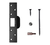 Plaque de renforcement de cadre de porte de longueur étendue, cache les dommages causés par le bois, les percussions, les trous de vis en acier inoxydable