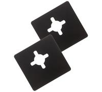 Plaque de Réparation 2 Pièces de Serrure de Porte | Entretien Facile, Renforce les Zones Lâches, Couvre les Parties Abîmées, pour Maisons Modernes et Hôtels