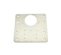Plaque de réparation charnière, Table pliable en acier inoxydable, armoire, placard, tiroir cuisine, montage caché, raccords meubles, 2/4/8 pièces(90x90mm x4pcs)