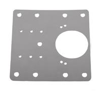 Plaque de réparation de charnière en acier inoxydable pour réparation et renforcement de cadre de porte de meuble, convient pour panneaux et cadres en bois (1 pièce)