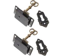 Plaque de réparation de charnière, Lot de 50 mini charnières en laiton avec clous for petite boîte artisanale, bijoux, bois, porte d'armoire, décoration meubles, accès aux