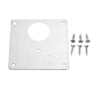 Plaque de réparation de charnière Plaque de réparation charnière en acier inoxydable Kit porte d'armoire Réparation des panneaux latéraux Supports connexion fixation panneau(1pcs)