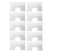 Plaque De Réparation Pour Charnières De Meubles 9x5 Cm En Acier Inoxydable Paquet De 10