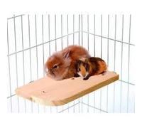 Plaque De Repos - Bois Naturel - 30x14x1.8cm - Pour Rongeurs - Utilisation Intérieure - Montage Universel