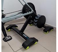 Plaque de repose-pieds Rocker - Lot de 4 pièces compatibles avec le rouleur à 2 rouleaux Wahoo KICKR CORE