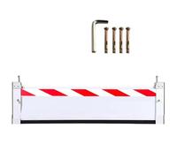 Plaque de Rétention d’Eau Amovible - Barrière Aluminium avec Déflecteur pour Garage, Sous-sol et Portes(Interior,110 * 20cm)