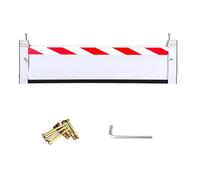 Plaque de Rétention d’Eau en Aluminium Amovible Réutilisable - Volet Anti-inondation avec Déflecteur pour Garage, Sous-sol et Allée(Interior,101 * 20cm)