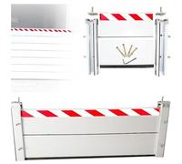 Plaque de rétention d’eau réutilisable - Aluminium amovible pour portes coulissantes, avant et sous-sol(Interior,129 * 40cm)