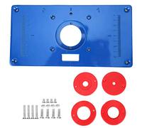 Plaque de retournement Multifonction en Aluminium pour Table de défonceuse, Machine à affleurer Le Bois