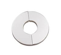 Plaque de rosace ronde fendue en acier inoxydable, bride murale for tuyaux diamètre 24/28/35/42/51 mm, accessoires salle bains lingli(Type22)