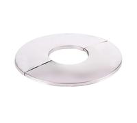 Plaque de rosace ronde fendue en acier inoxydable, bride murale for tuyaux diamètre 24/28/35/42/51 mm, accessoires salle bains lingli(140x51mm)