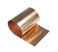 Plaque de ruban adhésif en feuille de bronze au béryllium C17200 de 4/8/40 pouces, section 0,03 x 200 mm 0,15 x 100 mm, plaques de cuivre for l'artisanat, 1 rouleau(0.5X100X100mm)