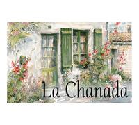 Plaque de rue à personnaliser avec un nom de famille, un nom de villa, un nom de rue ou autre au choix - Plaque de 20x30cm