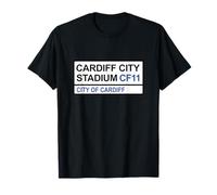 Plaque de rue emblématique du stade de Cardiff City T-Shirt