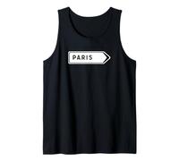 Plaque de Rue Paris française Débardeur