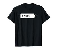 Plaque de Rue Paris française T-Shirt