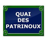 Plaque de rue Paris personnalisée - Impression de votre texte sur une plaque déco inspirée des rues parisiennes - Cadeau original et décoratif