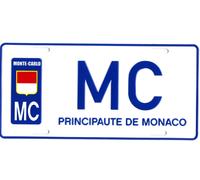 Plaque De Rue Principauté De Monaco