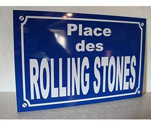 plaque de rue Rolling Stone déco édition limitée Cadeau Fan Collection