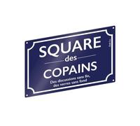 Plaque de rue - Square des copains