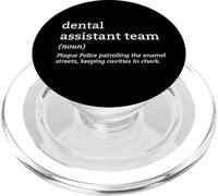 Plaque de santé Dentaire Définition de la Police Équipe d'assistants dentaires PopSockets PopGrip pour MagSafe