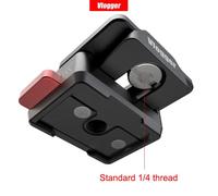 Plaque de serrage à dégagement rapide siège de chargement rapide support de moniteur support tête Plate-forme montage Base caméra pour DSLR caméra micro moniteur