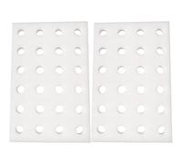 Plaque de Serrage Flottante Hydroponique 2 Pièces en Polyéthylène Blanc | Plants et Semis, Culture en Serrage ou Base Potagère, Résistance à Corrosion, Système sans Sol