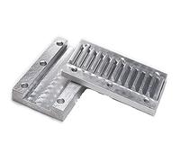 Plaque de serrage for connecteur de courroie de distribution de type 3M, plaque de connexion for courroie de distribution de 20 mm de largeur A+B, lot de 2 pièces (n° 1506)(For XL-10mm width belt)