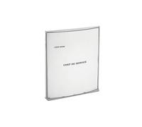 Plaque de signalisation 3 en 1- format A4 - Gris -