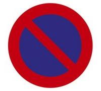 Plaque de signalisation 'Interdit de fumer'