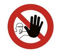 Plaque de signalisation 'STOP'