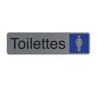 Plaque de signalisation 'Toilettes Dame'
